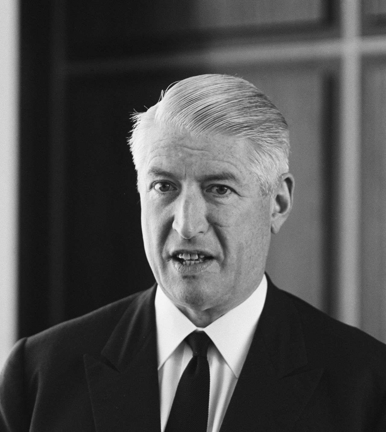 Fritz Hellwig als Mitglied der EWG-Kommission, 1968.