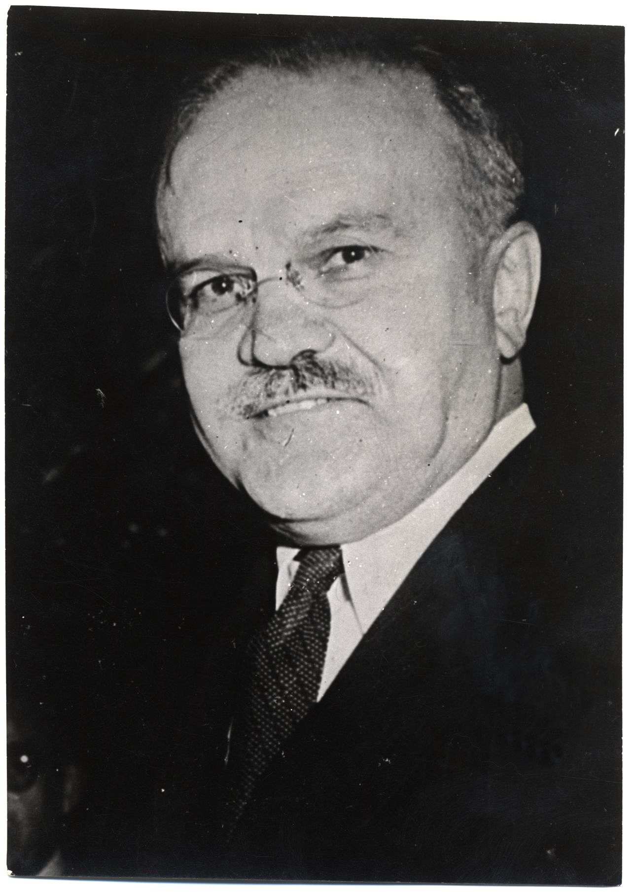 Porträt von Wjatscheslaw M. Molotow, Außenminister der UdSSR (1939-1949).