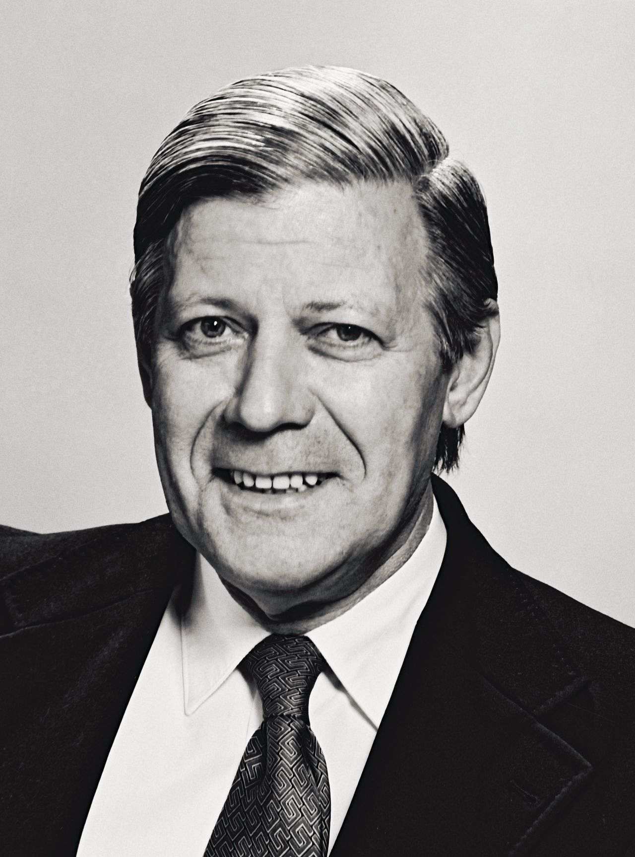 Offizielles Porträt von Bundeskanzler Helmut Schmidt, ...