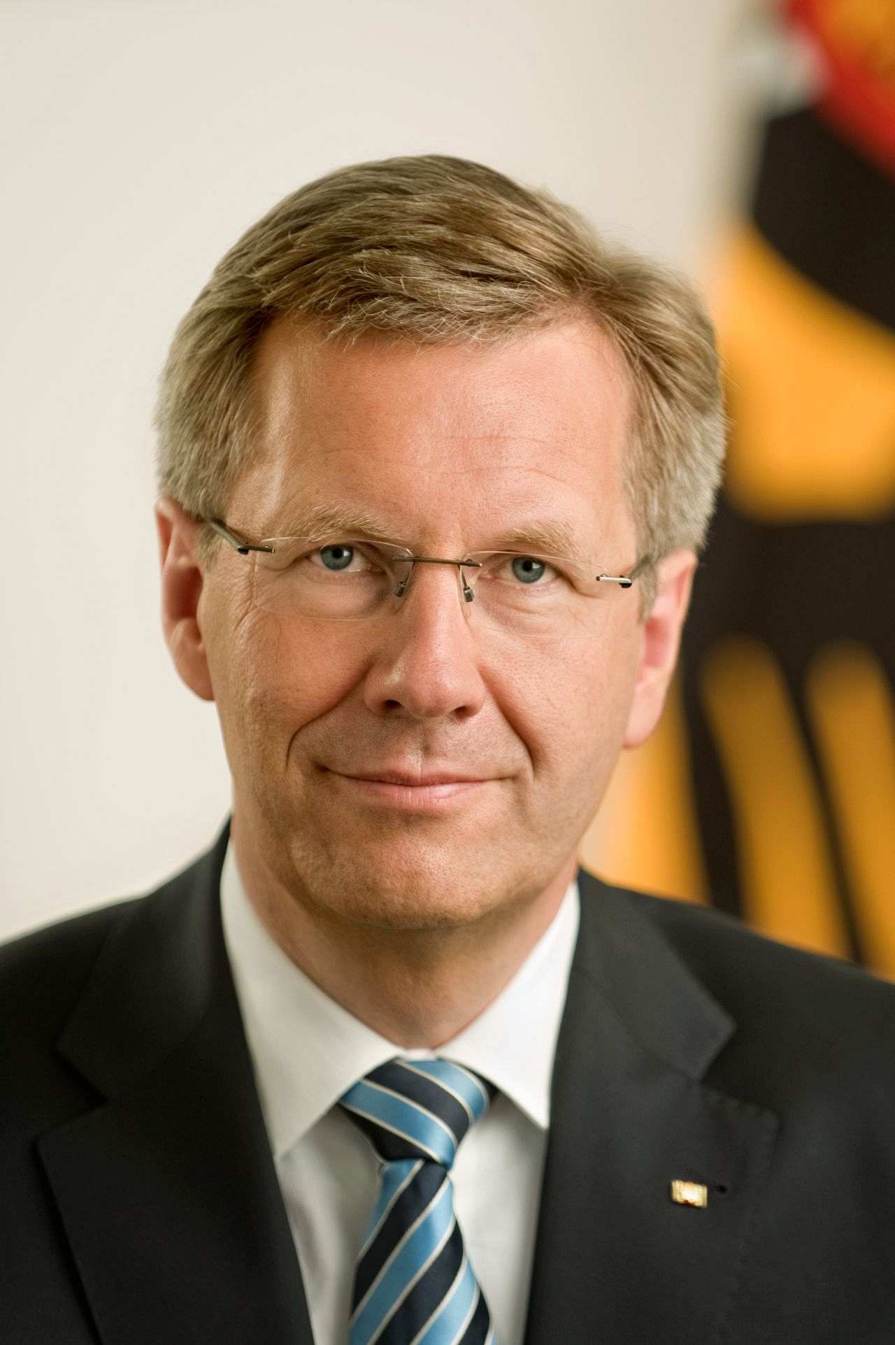Offizielles Porträt von Christian Wulff, Bundespräsident der Bundesrepublik Deutschland (2010-2012).