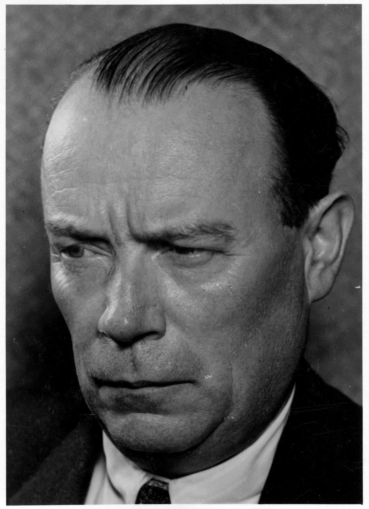 Porträt von Wilhelm Zaisser, Leiter des Ministeriums für Staatssicherheit (1950-1953).