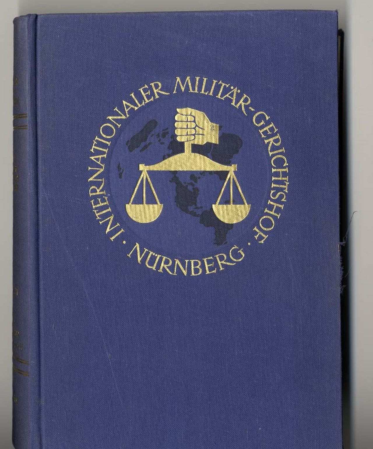 Bild der Prozessakten der Nürnberger Prozesse
