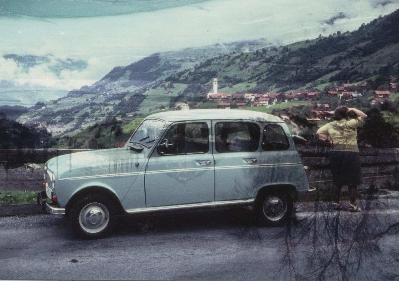Fotografie, Willi Maslankowskis erster eigener PKW, ein Renault 4.