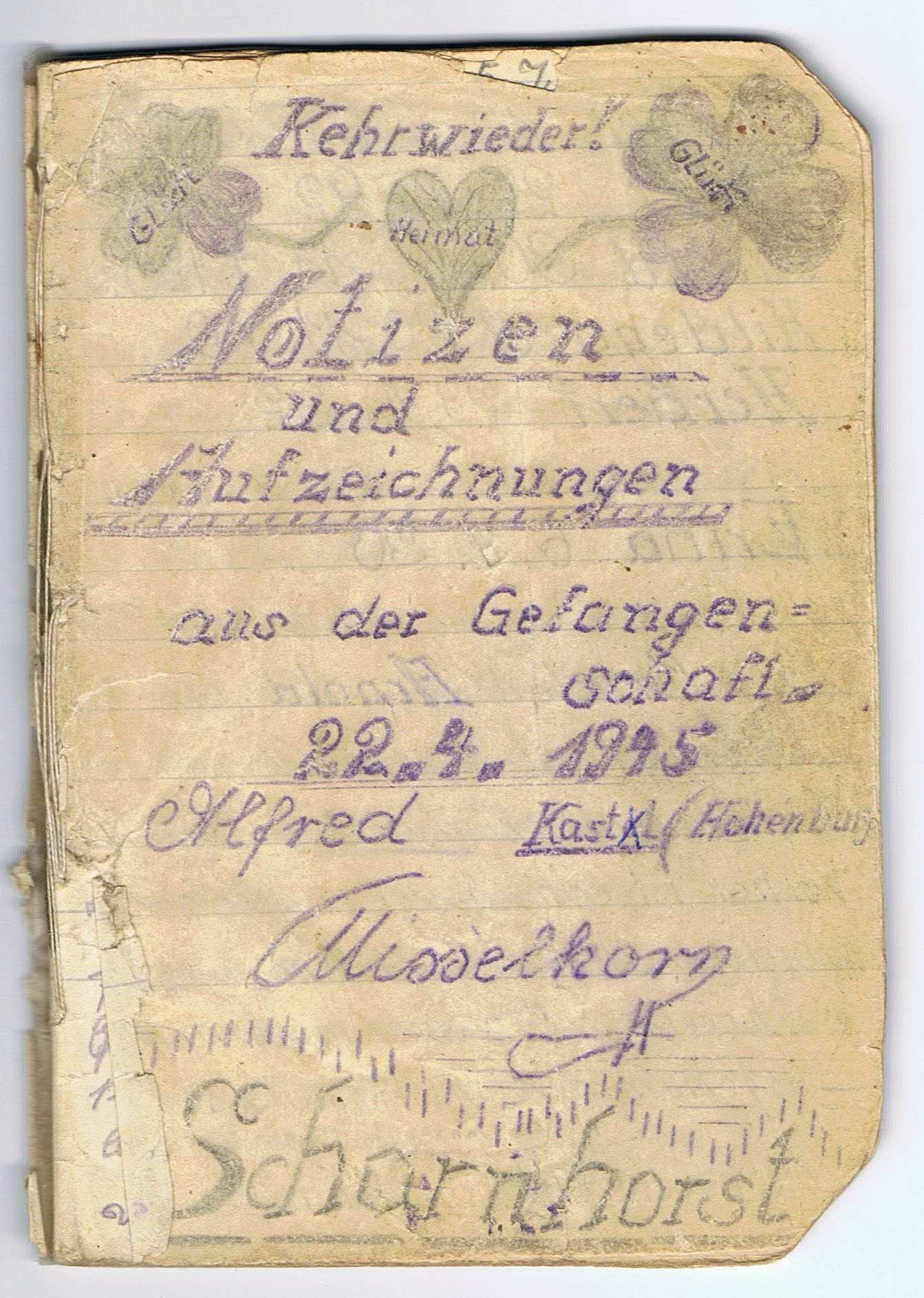 Tagebuch des Zeitzeugen Alfred Misselhorn