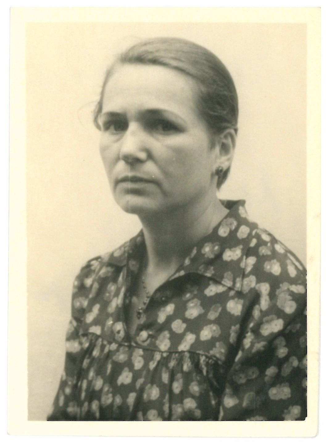 Foto Edith Strohmeyer, die Mutter der Zeitzeugin Gilda Strohmeyer