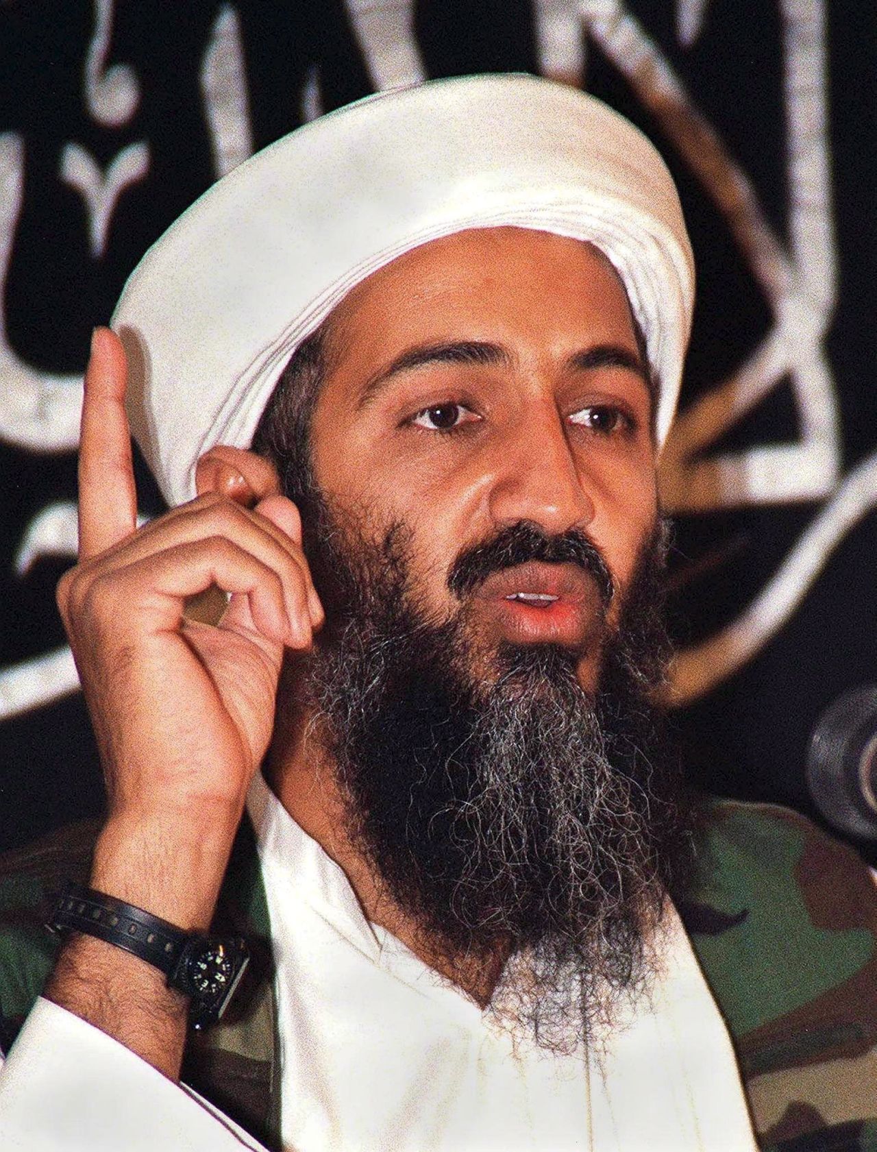 Osama bin Laden, 1988.