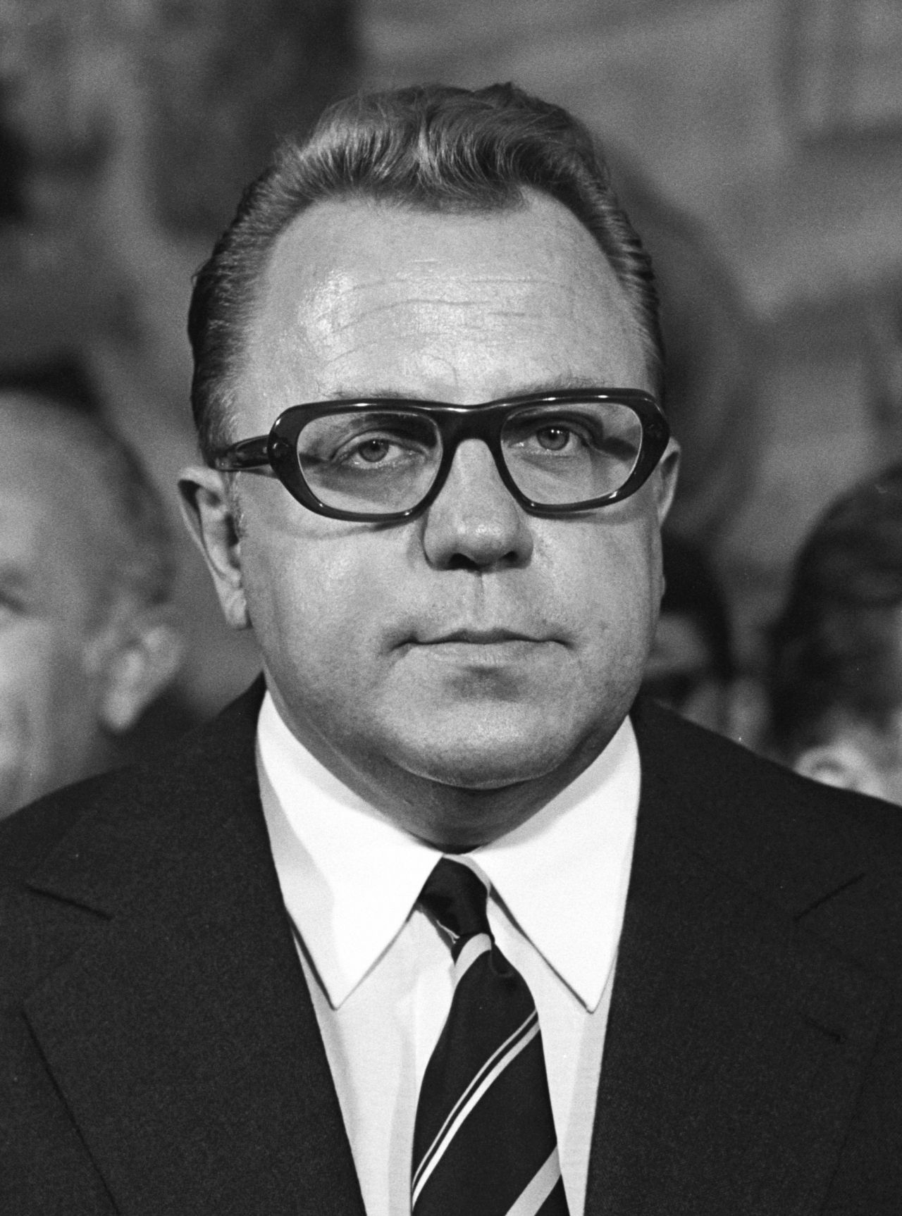 Porträtfoto von Michael Kohl, Staatssekretär beim Ministerrat der DDR, 1973.