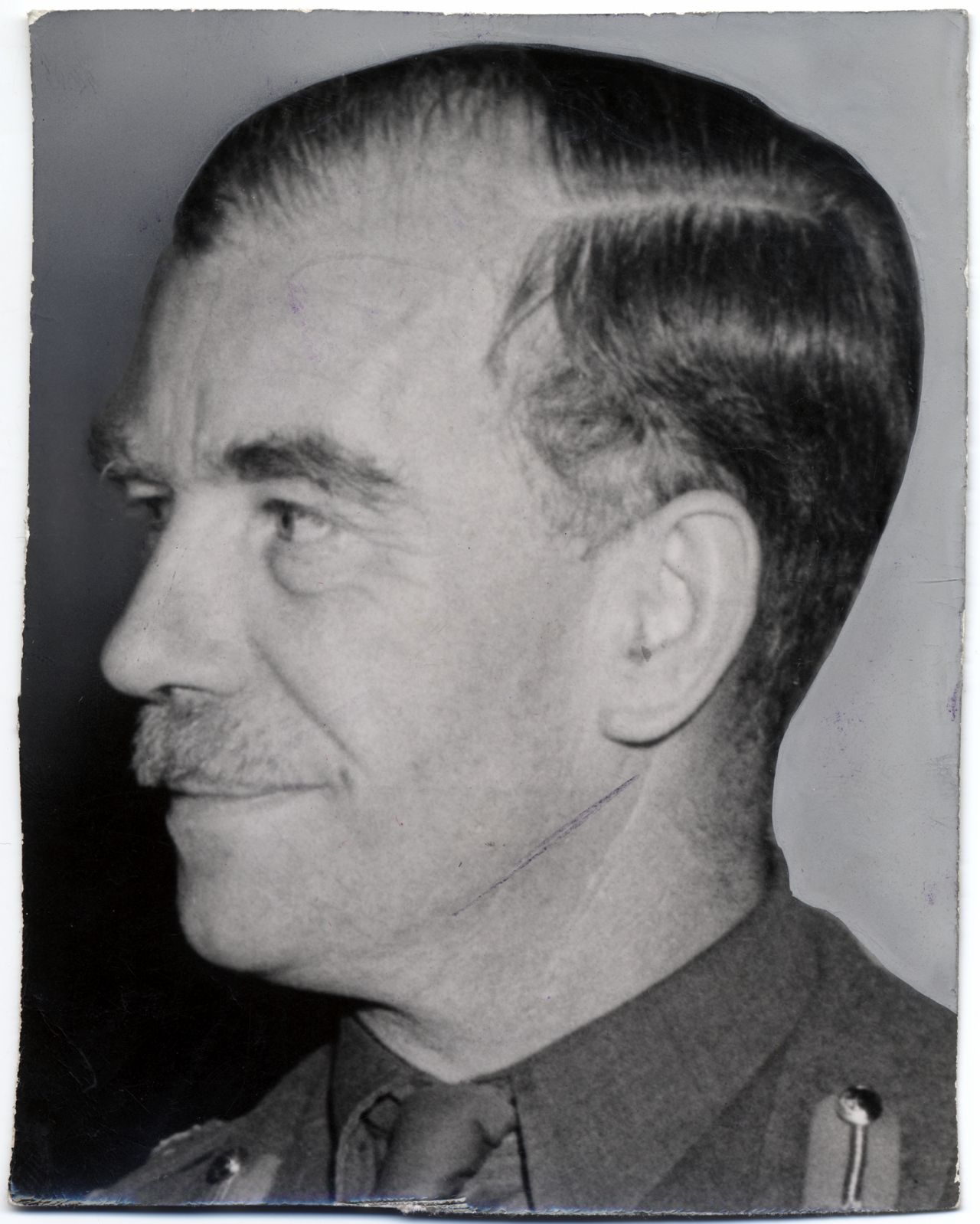 Brian Robertson, Militärgouverneur der britischen Besatzungszone, 1948.