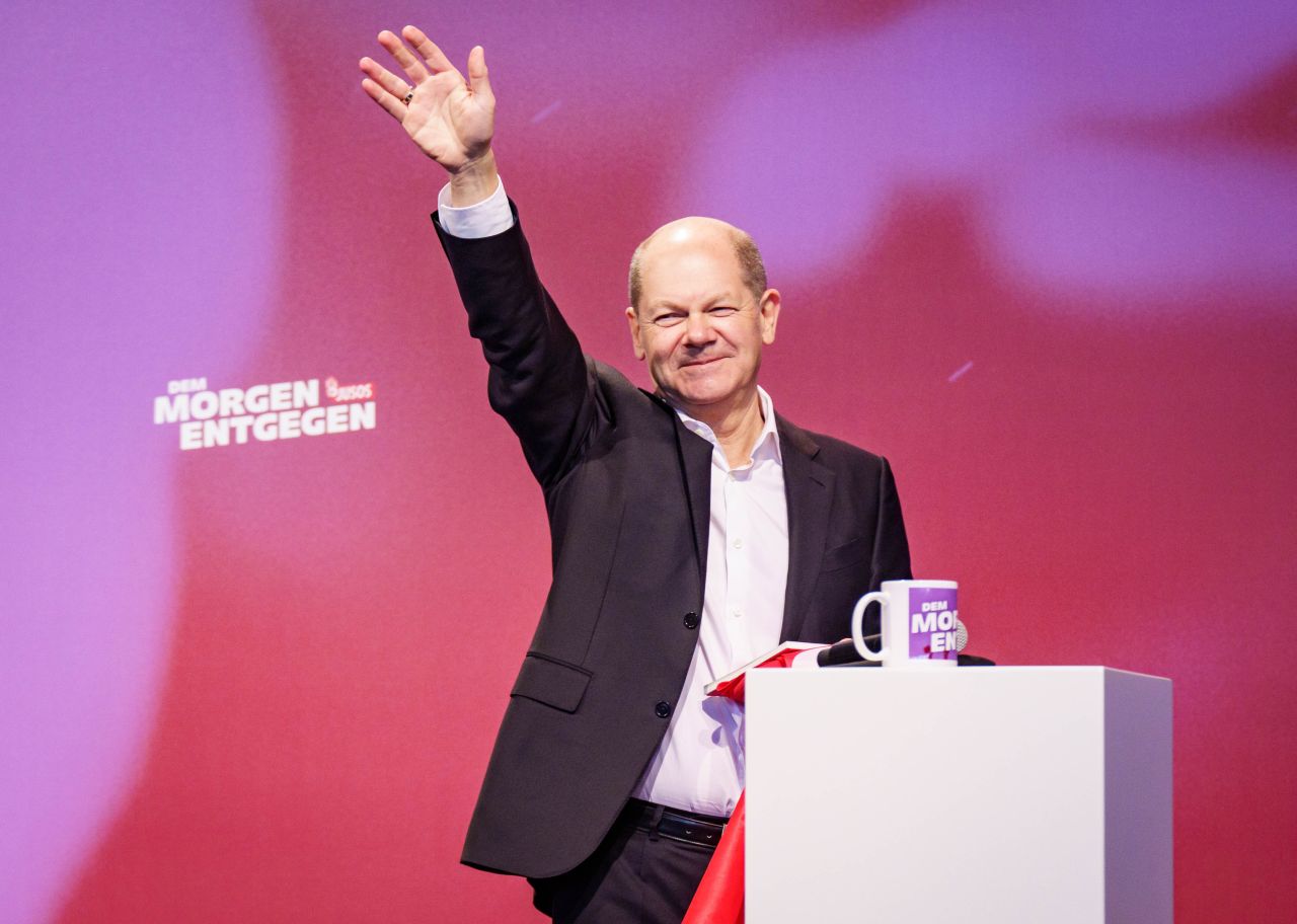 Fotografie von Bundeskanzler Olaf Scholz im November 2021