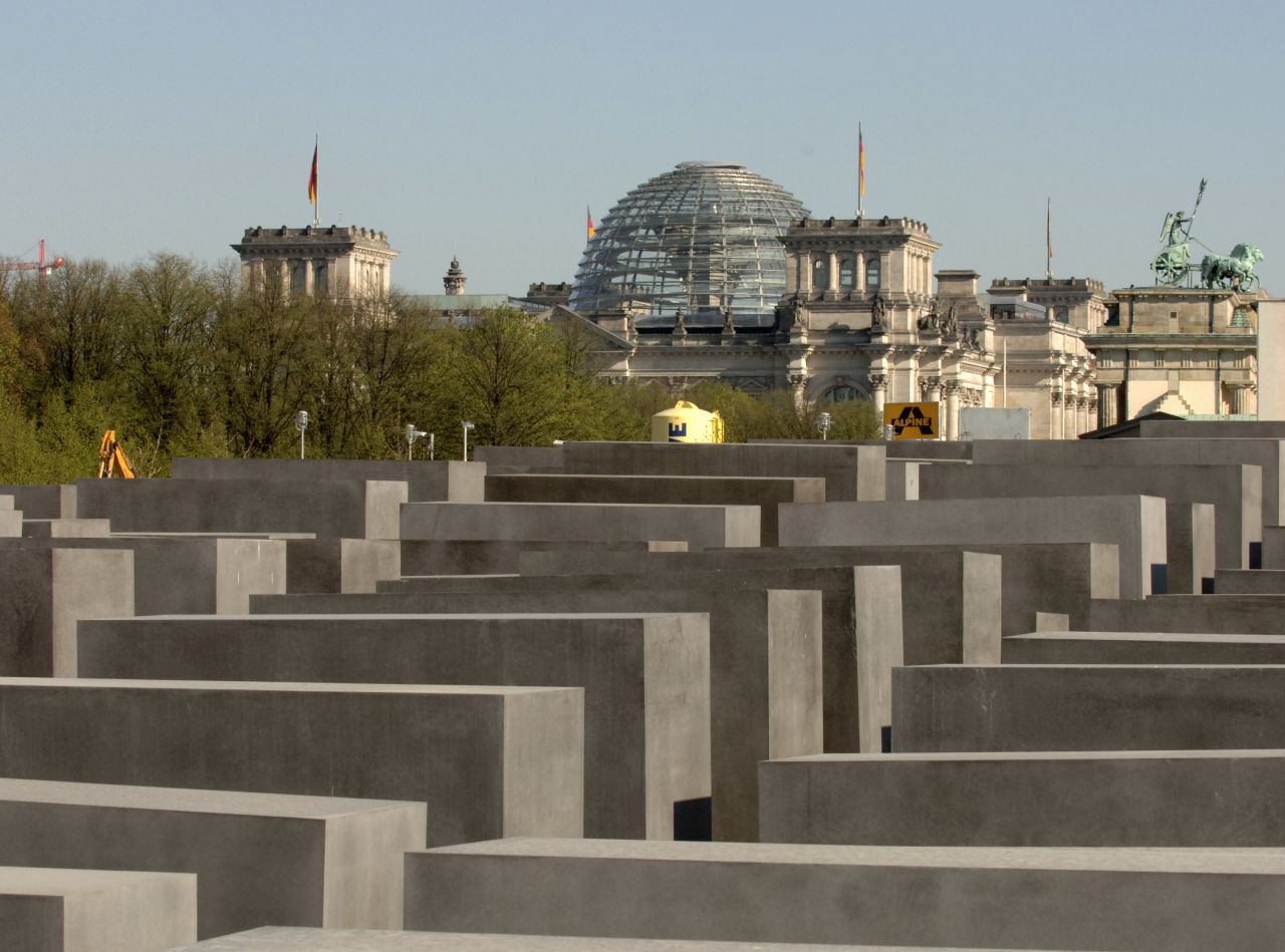 Fotografie des Holocaust-Mahnmal in Berlin