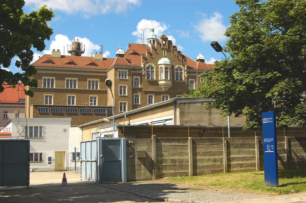 Außenansicht der Gedenkstätte des ehemaligen Stasi-Gefängnisses Bautzen