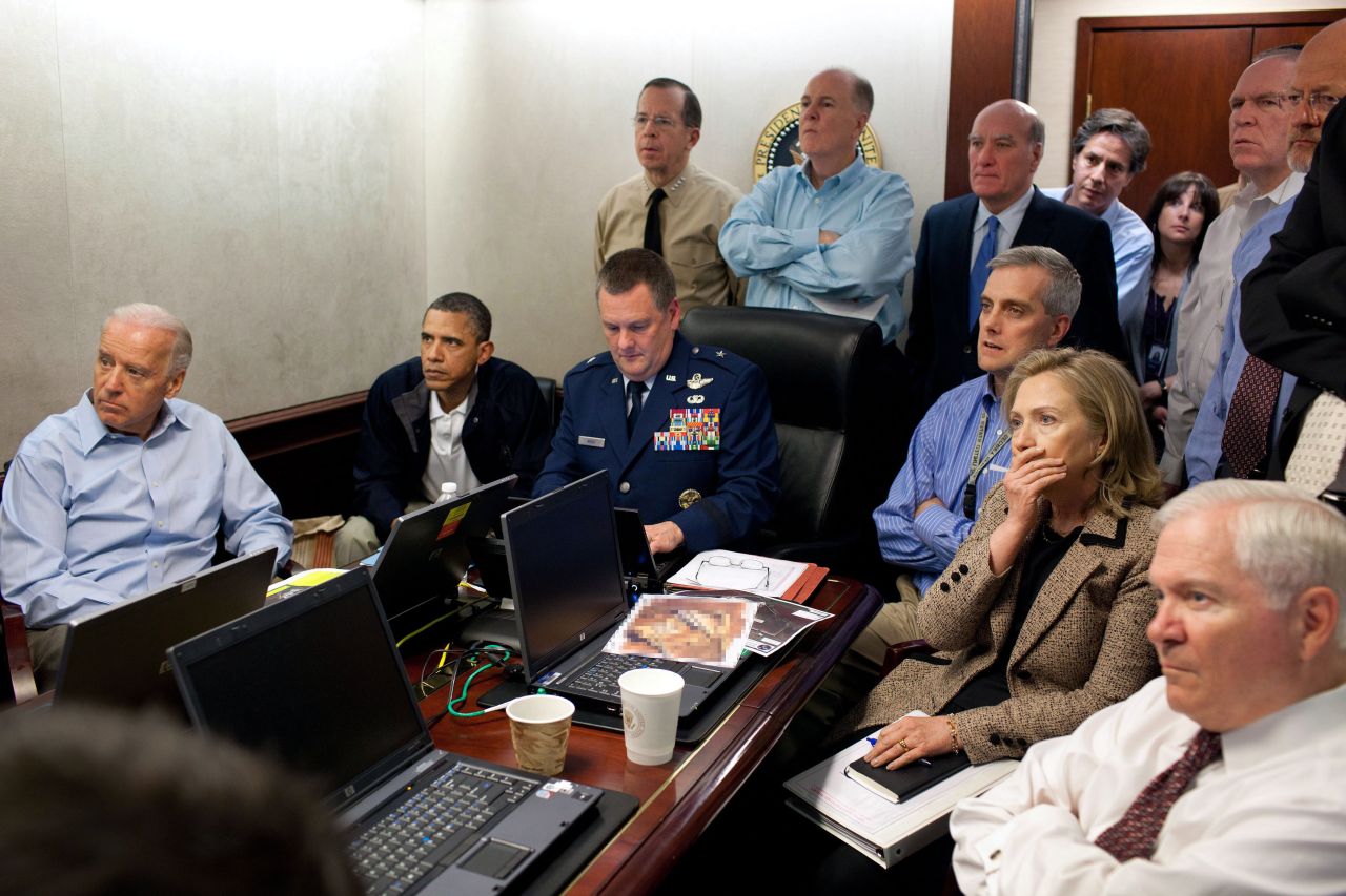 Situation Room, Obama mit Sicherheitsteam