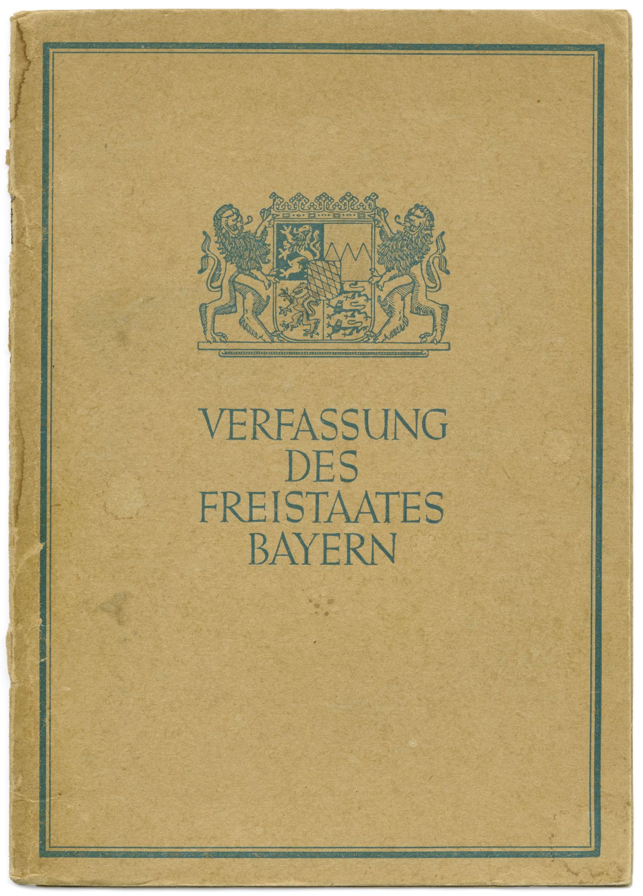 Verfassung des Freistaats Bayern